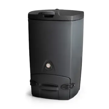 Varmkompost Biolan Kompostbeholder for Matavfall Mørkgrå Isolert PE-Plast 200L Volum