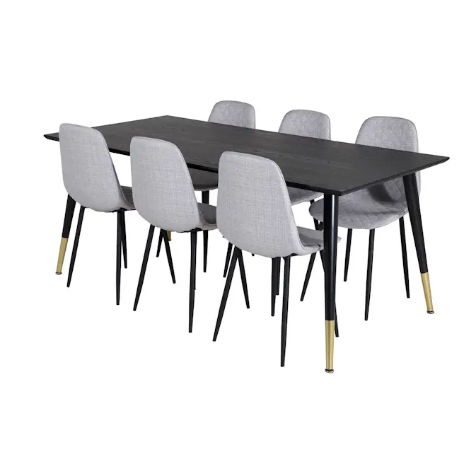 Spisegruppe Venture Home Dipp med 6 Polar Stitches Stoler