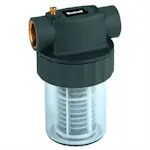 Solid og gjennomsiktig filterhus Einhell med Patron 12 cm