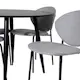 Spisegruppe Venture Home Plaza med 4stk Vault Stoler