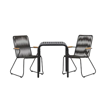 Cafégruppe Venture Home Borneo Bord med 2 Bois Stoler