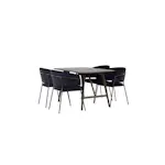 Spisegruppe Venture Home Kaseidon med 4 stk Selma Stoler