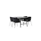 Spisegruppe Venture Home Kaseidon med 4 stk Selma Stoler