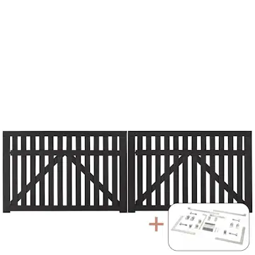 Port PLUS Country Dobbel med Beslag 300x98 cm