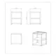 Grunnmodul Myoutdoorkitchen Nordic Line 60 cm