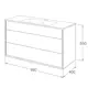 Tvättställsskåp Gustavsberg Graphic Kommod 100 cm utan Tvättställ