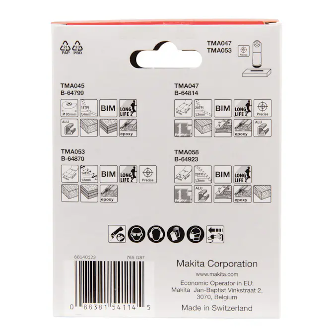 Sagbladsett Makita B-67480 Starlock Longlife