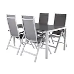 Spisegruppe Venture Home Bundy med 4 Andy Stoler GR21828