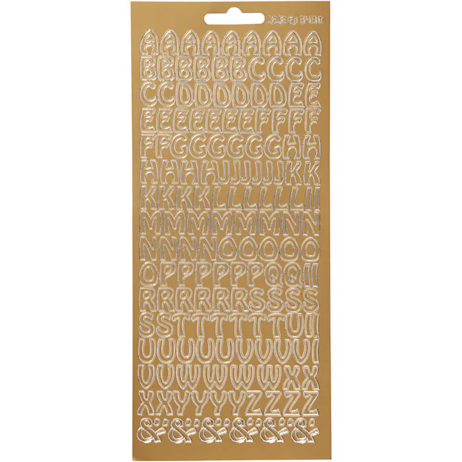 Stickers Creativ Company Bokstaver 2