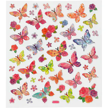 Klistremerker Creativ Company Sommerfugler 3