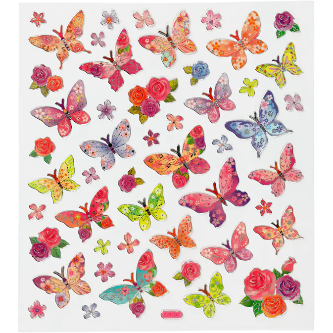 Klistremerker Creativ Company Sommerfugler 3