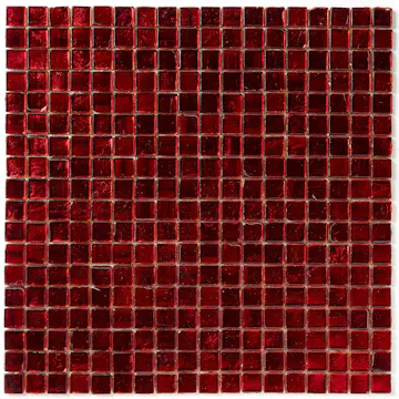 Kristallmosaik Arredo Exclusive Stone San Marco Röd 1,5x1,5 cm