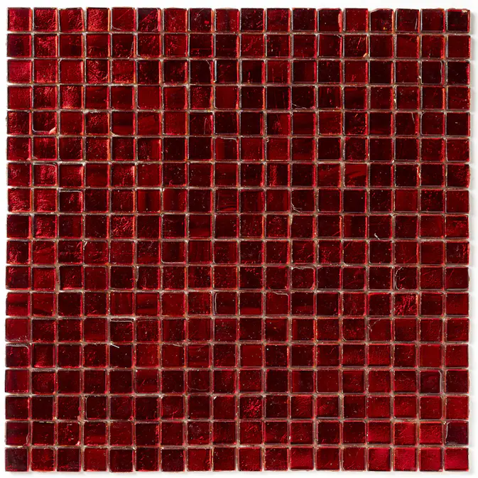 Kristallmosaik Arredo Exclusive Stone San Marco Röd 1,5x1,5 cm