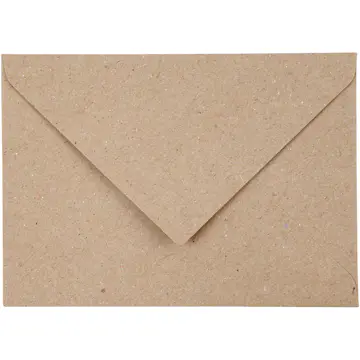Konvolutt Creativ Company Resirkulert Str 11,5x16 cm Beige 50 St/1 Pk