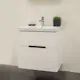 Tvättställsskåp Arredo Soft 60 Vit Högblank