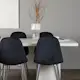 Spisegruppe Venture Home Olga med 6 Polar Fløyel Stoler