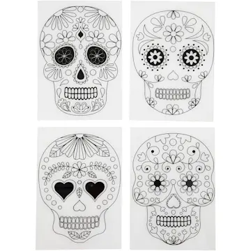 Krympeplast Creativ Company med Motiv Matt Transparent 10,5x14,5 cm 4 ark/1 Pk