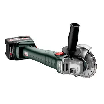 Vinkelsliper Metabo W18 L 9-125 Quick S CB uten Batteri og Lader