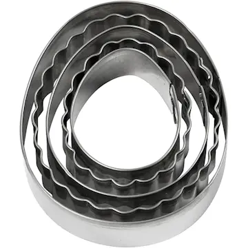 Utstikkerformer for Creativ Company Egg Str 8 cm 5 stk/1 pk
