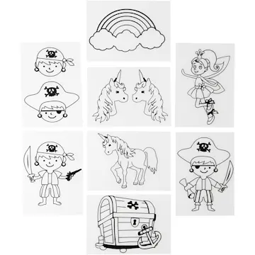 Krympeplast Creativ Company med Motiv 10,5x14,5 cm 36 ark/1 Pk