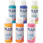 Hobbyfarge Creativ Company Plus Color Colorful 6x60 ml/1 Pk