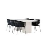 Spisegruppe Venture Home Olga med 6 Selma Stoler