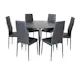 Spisegruppe Venture Home Dipp Ø115 cm med 6 Slim Stoler