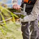 Ryddesag STIHL FS 131 inkl Sele og Tre Skjæreutstyr
