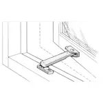 Værbeslag ASSA ABLOY Fix 93