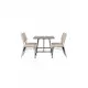 Spisegruppe Venture Home Kaseidon med 4 stk Seda Stoler