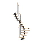 Plassbesparende Trapp Dolle Dublin Bøk 1/2-Sving Classic III