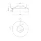 Dekkbrikke Scandtap Steel Pleasure Cover 33 mm á 2 stk