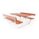 Benkebord Eden Wood Nova med Rygg