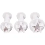 Utstikksformer Creativ Company Hvit Stjerne 3 stk/1 Pk