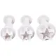 Utstikksformer Creativ Company Hvit Stjerne 3 stk/1 Pk