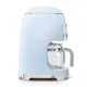 Kaffetrakter Smeg DCF02PBEU Pastellblå Retrostil for Moderne Kjøkken