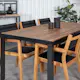 Spisegruppe Venture Home Bois med 6 Velle Stoler