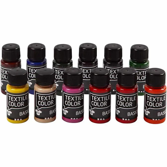 Tekstilfarge Creativ Company 12X50 ml/1 Pk