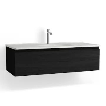 Tvättställsskåp Vedum Flow 1200 Centrerad med 1 Låda