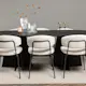 Spisegruppe Venture Home Bootcut Oval med 6 Chico Stoler
