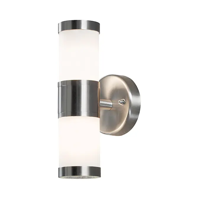 Vegglampe Gnosjö Konstsmide Modena Opp/ned G9 Rustfri