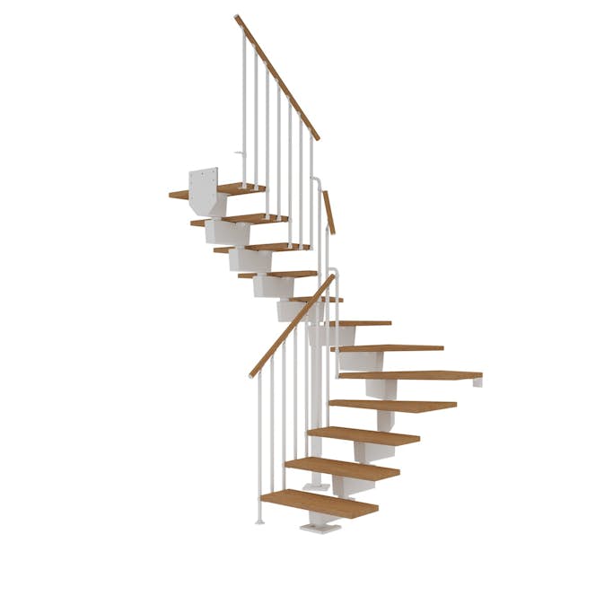 Hovedtrapp Dolle Dubai Eik Oljet 1/2-Sving Classic III