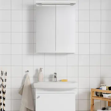 Møbelpakke Hafa Life Komplett Hvit Matt Speilskap 500