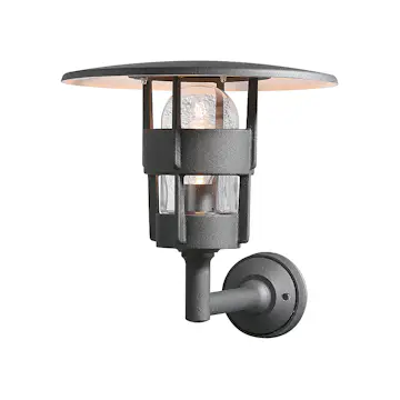 Vegglampe Gnosjö Konstsmide Freja Opp E27 Sort