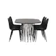 Spisegruppe furniture/fashion Stone med 6 Polar Stoler