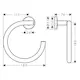 Handduksring Hansgrohe Logis