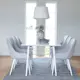 Spisegruppe Venture Home Polar med 6 Plaza Stoler