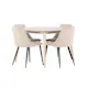 Spisegruppe Venture Home Flora Ø120 cm med 4st Night Spisestoler