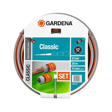 Slange Gardena Classic 13mm med Kobling, 20 m