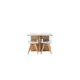 Spisegruppe Venture Home Leo med 4 Edvin Stoler
